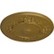 Ekena Millwork Flower Ceiling Medallion (Fits Canopies up to 3 7/8"), Hand-Painted Gold, 27"OD x 1 1/8"P CM27FLGLS - alternate 4